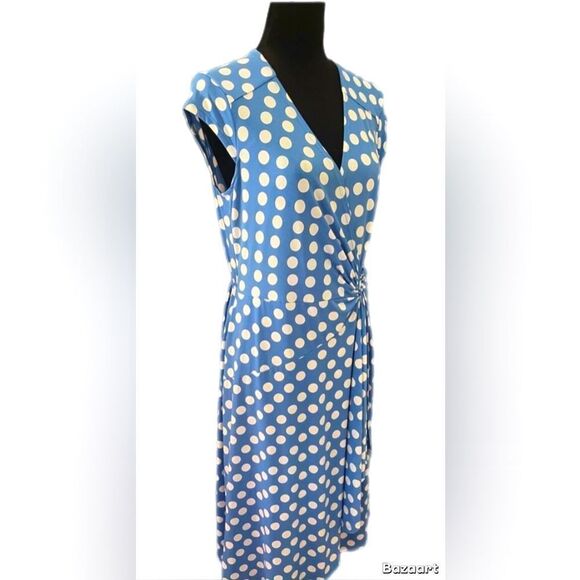 Robbie Bee Polka-dotted dress size Medium - Picture 2 of 9